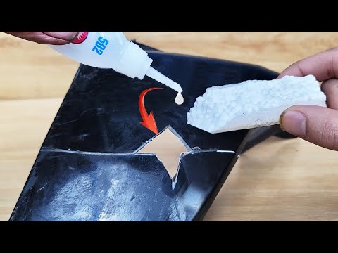 THE WHOLE WORLD SHOCKED TO KNOW THIS TRUTH? PLASTIC REPAIR USING COLD WELDING, NO HEAT REQUIRED