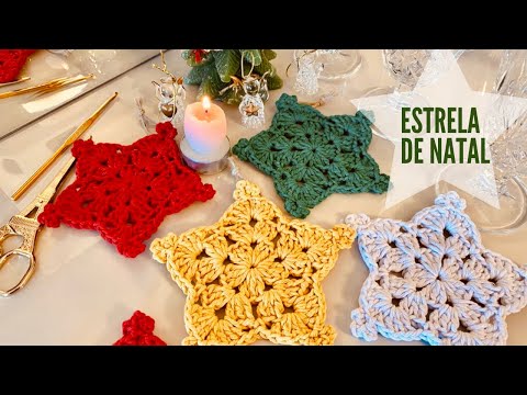 Estrela de Crochê - Estrela de Natal - por Marcelo Nunes