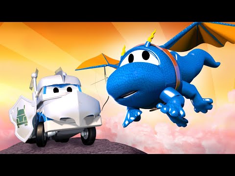 Crtići sa kamionima za djecu Kamion vitez 2 - Super Kamion Carl u Auto Gradu 🚚 ⍟ Crtići sa autima