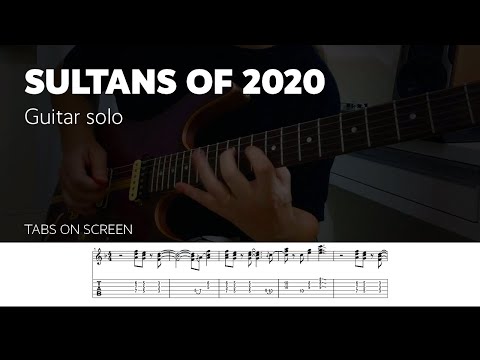 Sultans of 2020 - New Country Guitar solo Created by Mateus Schaffer (Tabs on Screen)