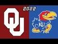 2022 Oklahoma Sooners Vs Kansas Jayhawks College Football Full Game Replay 720p