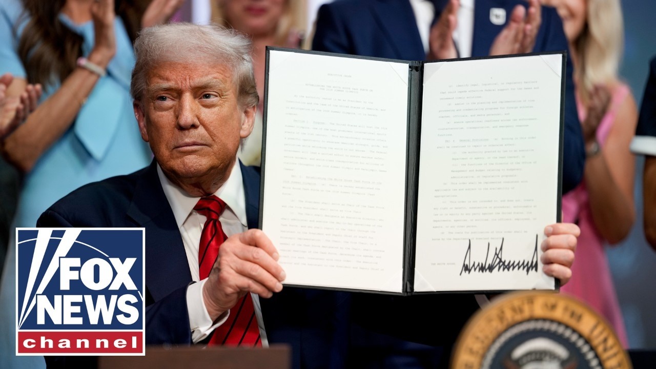 WATCH LIVE: Trump signs executive order from the Oval Office