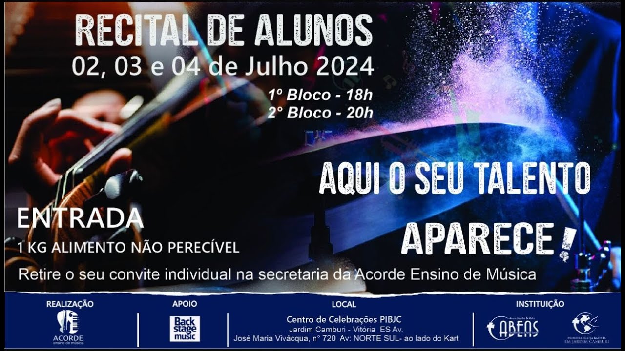 Recital de Alunos 2024 | Acorde Ensino de Música | 02 07 2024