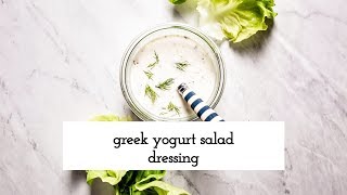 Greek Yogurt Salad Dressing