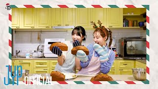 [影音] TWICE TV Peach Sisters Banana Bread Making