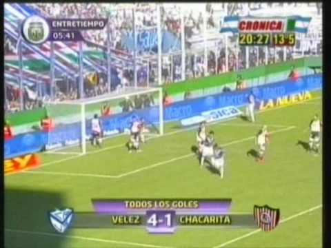 www.tucumanalas7.com.ar: Vélez 4 - Chacarita 1 - Clausura 2010
