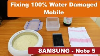 How to fix 100% water damaged Mobile | Samsung Galaxy Note 5 Tested