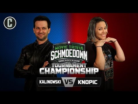 Innergeekdom Tournament FINALS! Mike Kalinowski VS Mara Knopic   Movie Trivia Schmoedown