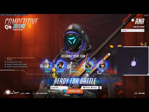 THIS IS WHAT 74% ACCURACY LOOKS LIKE IN OVERWATCH 2! GALE ANA TOP 500 GAMEPLAY SEASON 3
