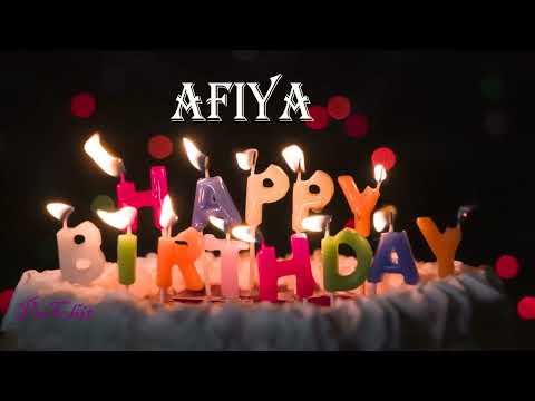 Afiya Birthday Song|Birthday Song Afiya|Happy Birthday Afiya |Happy Birthday Song for Afiya