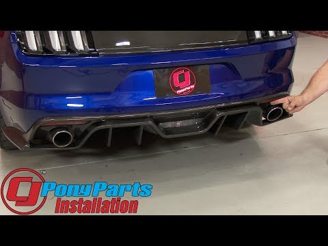2015-2017 Mustang EcoBoost/GT Premium Anderson Composites Carbon AR Diffuser Installation