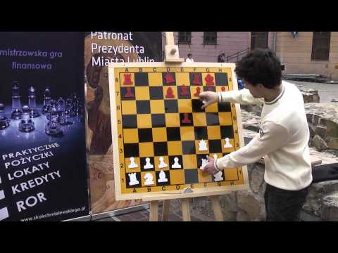 Analiza zwycięskiej partii Ukraińskiego Arcymistrza Martyna Kravtsiv - Lublin, Stare Miasto
