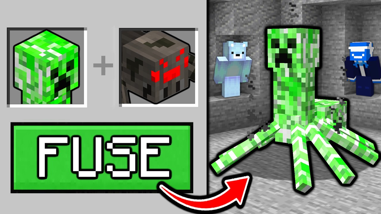 Minecraft, But You Can Combine ANY MOBS...