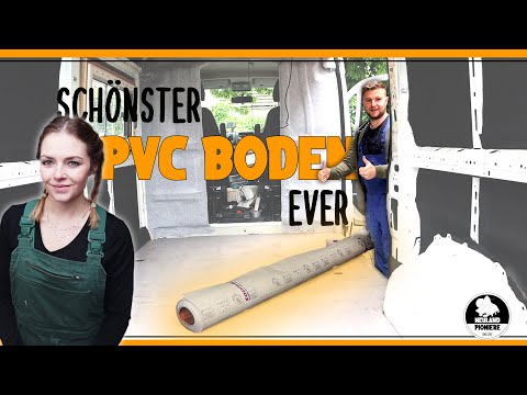 PVC Boden in Holz Optik & Bodenplatte┃Boden verlegen und Isolieren Van Ausbau┃Fiat Ducato┃Elvis #9