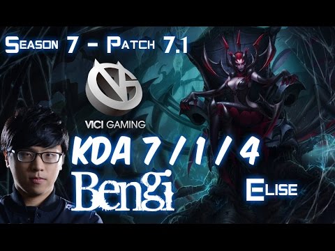 VG Bengi ELISE vs SHACO Jungle - Patch 7.1 KR Ranked