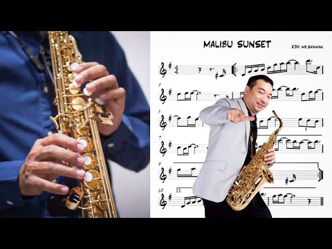 Malibu Sunset (KOH MR.SAXMAN) Transcription