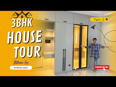 3BHK Modern House Interior Tour 2025 | Interior Designer in kolkata | Interior Jagat (Part-2)