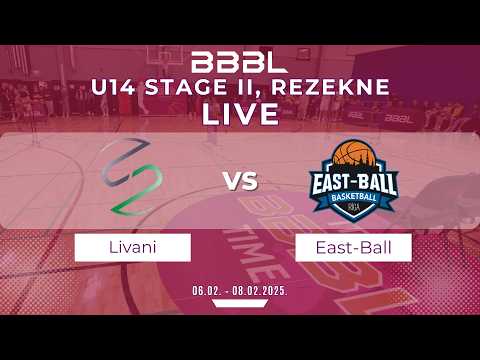 Līvāni 2012 vs East-Ball 2012 | BBBL U14 | Stage II