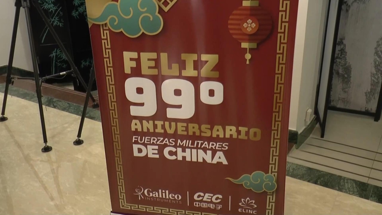 Celebran en Colombia el 99 aniversario del Ejército Popular de Liberación de China