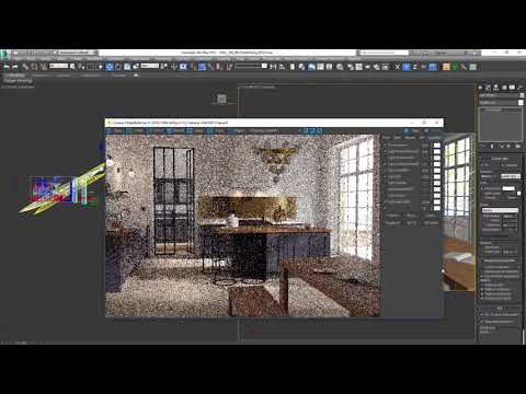 Pikcells lighting using Corona interactive render and lightmix