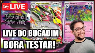 LIVE BUGADA - BORA TESTAR MEGA EXCADRILL E ESCONDE SOME - POKÉMON TCG LIVE