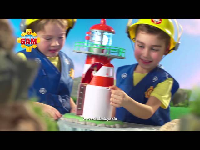 Video Teaser für Feuerwehrmann Sam Leuchtturm Simba Toys / FIREMAN SAM