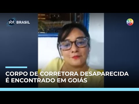 Síndico é preso suspeito de matar corretora desaparecida há 50 dias em Goiás | #SBTBrasil