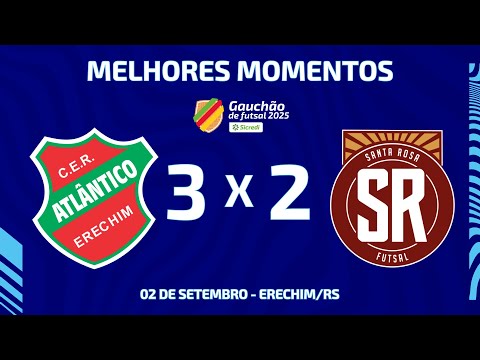 GOLS DO JOGO | ATLÂNTICO 3 X 2 SANTA ROSA | GAUCHÃO SICREDI SÉRIE A 2025