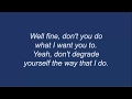 A Spindle, a Darkness, a Fever, and a Necklace by Bright Eyes (Lyrics)
