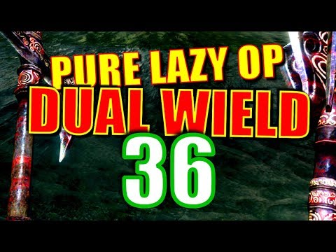 Skyrim Pure Lazy OP Dual Wield Walkthrough Part 36: New Combat Gear for the Final Build