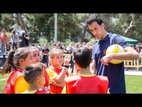 Sergio Busquets: "I spent my childhood always with a football"