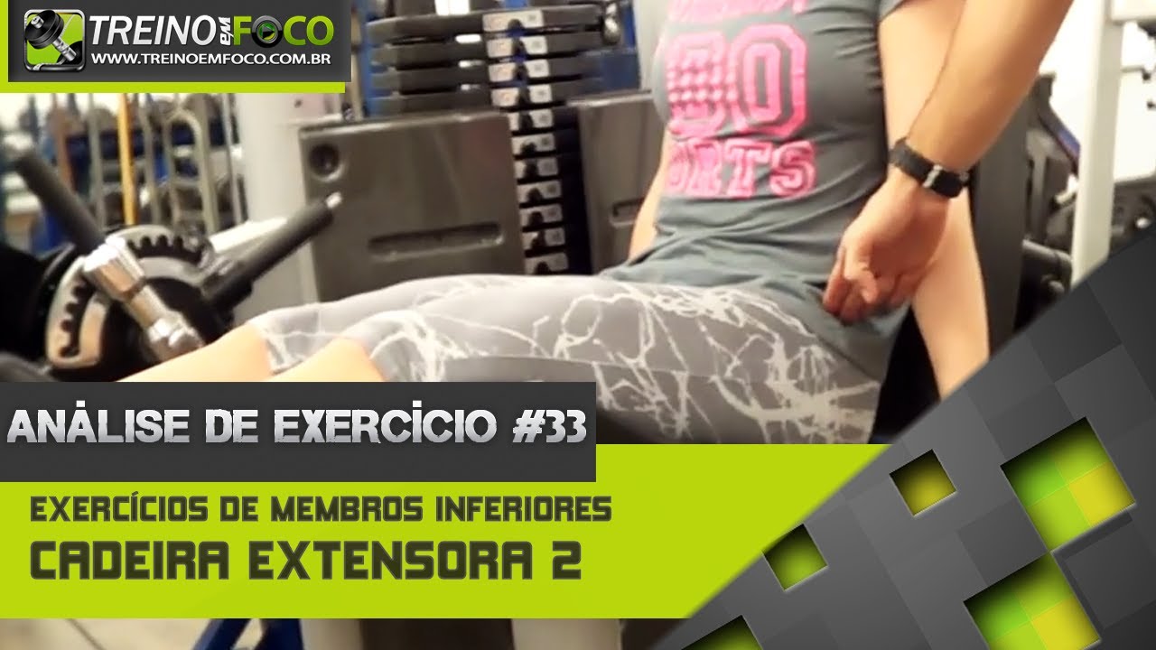 Análise de Exercício #33 - Cadeira Extensora - Certo ou Errado?