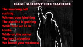 Rage Against the Machine - Testify (lyrics)