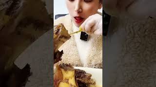 ASMR lover? Beef Bone Marrow Mukbang Eating show