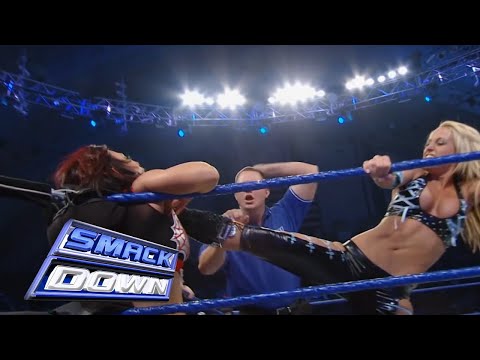 (HD) WWE Smackdown: May 2, 2008 - Victoria & Natalya vs. Michelle Mccool & Cherry