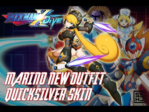Marino New Outfit (Quicksilver Skin) Preview | Boss Rush Event Runthrough | Rockman X Dive