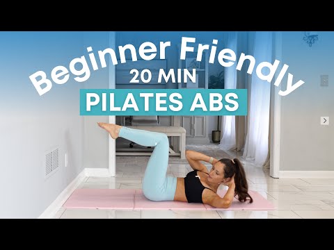 The Perfect 20 min Beginner Pilates Ab workout! Tone + Strengthen Abs