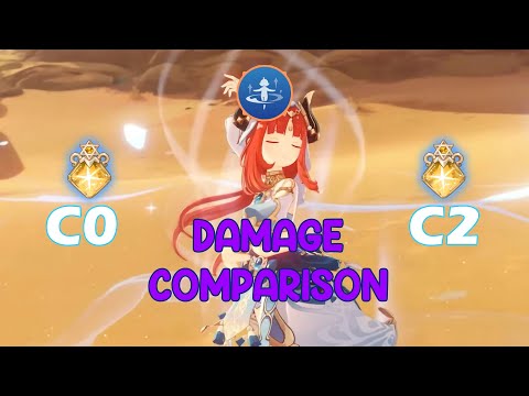 I Unlocked C2 Nilou. Bloom Team Comp & Hydro Aura Showcase 53k DMG. C0 vs C2 DMG Comparison