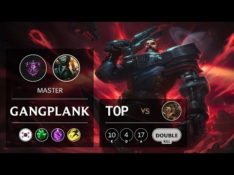 Gangplank Top vs Renekton - KR Master Patch 10.1