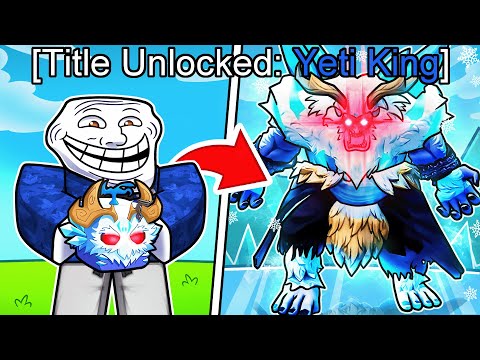 Awakening The YETI Fruit In Blox Fruits..