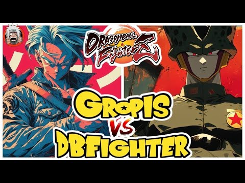 DBFZ Gropis vs DBFighter (Hit, Cell, Beerus) vs (Baby2, Trunks, Beerus)