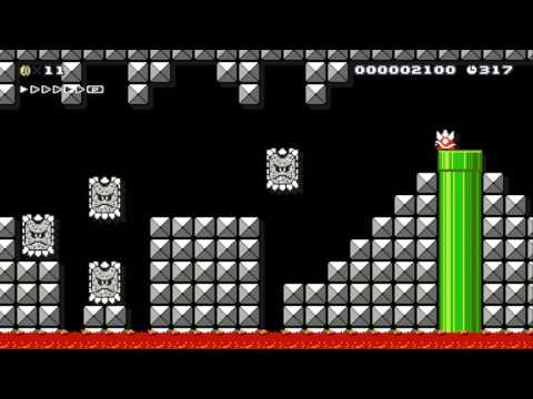Give 'Em Enough Thwomp by Fatys.H - SUPER MARIO MAKER - NO COMMENTARY 1AW 1ax