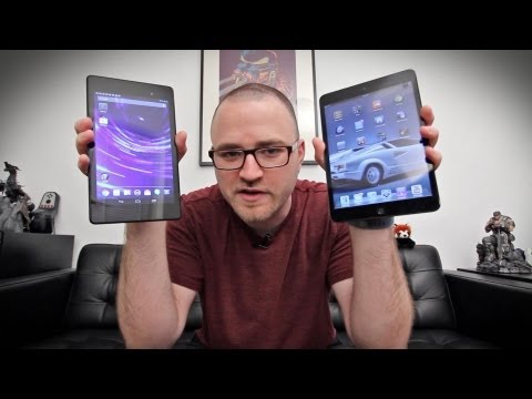 Nexus 7 vs iPad Mini Showdown! (New Nexus 7 2013)
