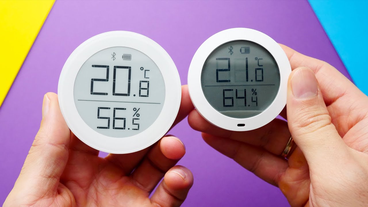 Датчик влажности и температуры Xiaomi ClearGrass с E-Ink экраном / термогигрометр