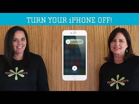 How to Turn Your iPhone Off! Video