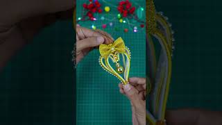 DIY Glitter Foam Ornaments Making For Christmas Decorations | Glitter Foam Sheets Craft Ideas