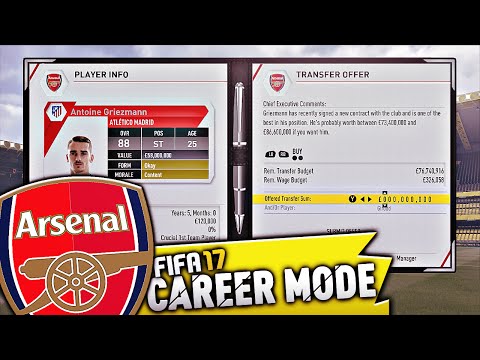 FIFA 17 ARSENAL CAREER MODE | GRIEZMANN TO ARSENAL!?  | EP 2