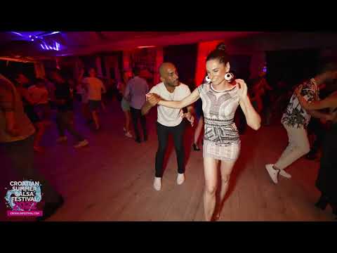Osbanis & Dinka - salsa social dancing | Croatian Summer Salsa Festival 2022 (Rovinj)