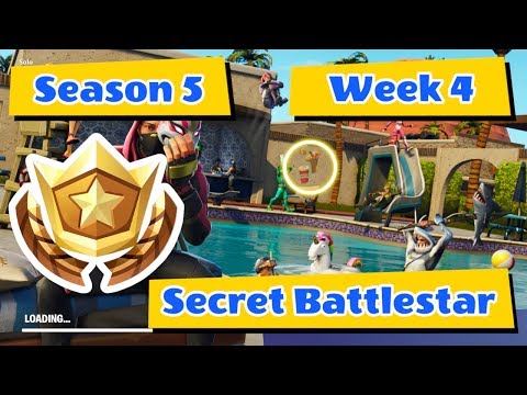 Fortnite Secret / Hidden Battlestar : Season 5 - Week 4