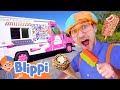 Blippi Visits An Ice Cream Truck Math And Simple Addition Educational Videos For Kids